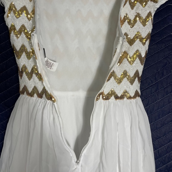 Women's B. Darlin Mini Casual Flowy Zip-up Dress - Picture 7 of 9